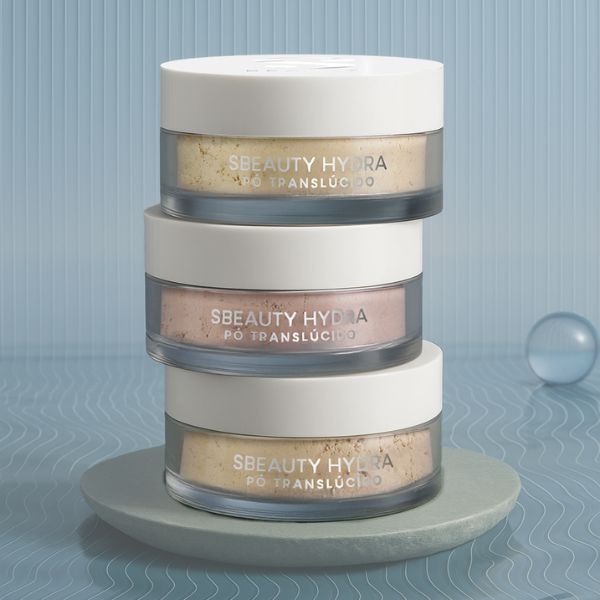 P� TRANSLUCIDO SBEAUTY HYDRA COR PETAL
