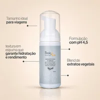MINI SABONETE ÍNTIMO EM ESPUMA BASIC4U 50 ml