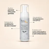 SABONETE ÍNTIMO EM ESPUMA BASIC4U 150 ml