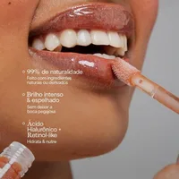 GLOSS LABIAL KIND COM COR - ENCANTO (ROSA)
