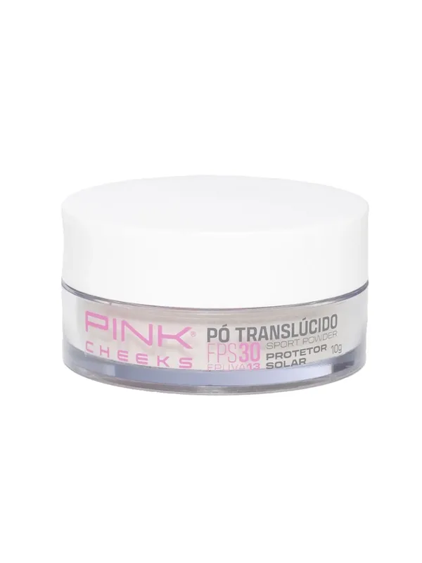 PÓ TRANSLÚCIDO SPORT POWDER COM PROTETOR SOLAR PINK CHEEKS
